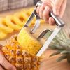 1pc Stainless Steel Pineapple Meat Extractor, Pineapple Knife, Pineapple Core Peeler For Home, Restaurant, Kitchen Utensils, 7.87"√ó3.94"√ó3.94"