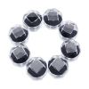 40pcs Black Clear Plastic Ring Boxes Crystal Earrings Jewelry Storage Boxes Display Organizer Case With Foam Insert