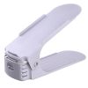 10pcs Plastic Adjustable Shoe Rack; Cabinet Shoe Storage Rack; Shoe Holder