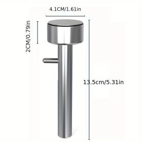 1pc Stainless Steel Salad Sandwich Spoon; Meatball Making Mold; Household Small Meatball Ball Press Tool 1.61inch (Items: Falafel Scoop Maker)