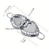 1pc, Heart Shaped Dumpling Maker Press, 304 Stainless Steel Dumpling Mold, Love Ravioli Maker Press, Easy-Tool For Dumpling Wrapper, Dough Stamp Cutte